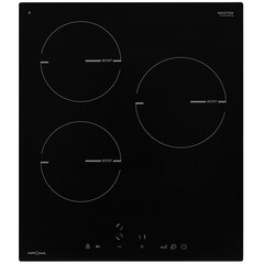 Варочная панель индукционная Krona Magier 45 BL 3BTK 3 конфорки черная - фото 1