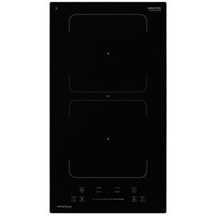 Варочная панель индукционная Krona Erde 30 BL 2BFTS 2 конфорки черная - фото 1