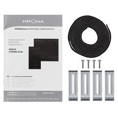 Варочная панель индукционная Krona Eterno 30 BL 2 конфорки черная - фото 3