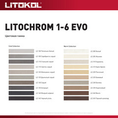 Затирка цементная Litokol Litochrom 1-6 EVO LE.240 венге 2 кг - фото 2