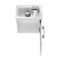 Тумба под раковину Cersanit Lara 40 см подвесная белая (SP-SZ-LARA-CO40/Wh) - фото 6