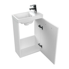Тумба под раковину Cersanit Lara 40 см подвесная белая (SP-SZ-LARA-CO40/Wh) - фото 5