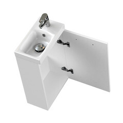 Тумба под раковину Cersanit Lara 40 см подвесная белая (SP-SZ-LARA-CO40/Wh) - фото 4