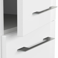 Пенал Cersanit Lara 30 см подвесной белый - фото 11