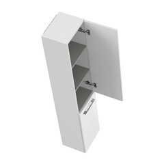 Пенал Cersanit Lara 30 см подвесной белый - фото 9