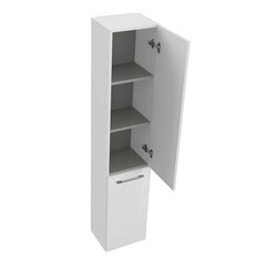 Пенал Cersanit Lara 30 см подвесной белый - фото 8