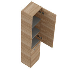 Пенал Cersanit Lara 30 см подвесной орех - фото 8