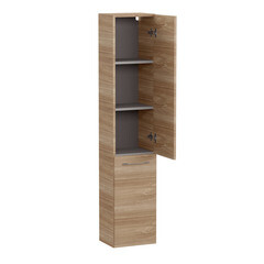 Пенал Cersanit Lara 30 см подвесной орех - фото 5