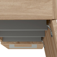 Пенал Cersanit Lara 30 см подвесной орех - фото 3