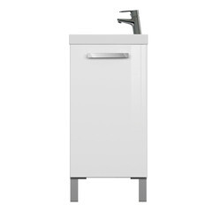 Тумба под раковину Cersanit Melar 40 см подвесная белая (B-SU-MEL-CM40) - фото 8