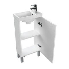 Тумба под раковину Cersanit Melar 40 см подвесная белая (B-SU-MEL-CM40) - фото 6