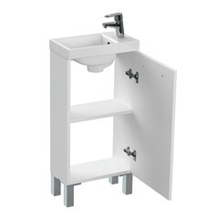 Тумба под раковину Cersanit Melar 40 см подвесная белая (B-SU-MEL-CM40) - фото 4