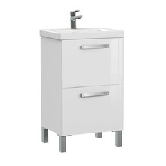 Изображение товара Тумба под раковину Cersanit Melar 50 см подвесная белая (64127)
