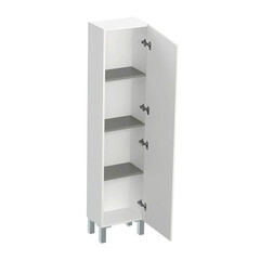 Пенал Cersanit Melar 35 см напольный белый - фото 4