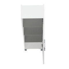 Пенал Cersanit Melar 35 см напольный белый - фото 3