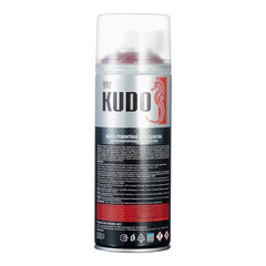 Эмаль аэрозольная для металлочерепицы Kudo красное вино полуматовая RAL 3005 520 мл - фото 2