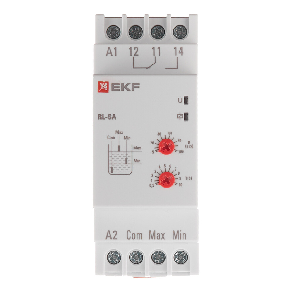 Реле уровня жидкости модульное EKF PROxima (rl-sa) 230 В 8 А тип AC 4P+N винтовые зажимы