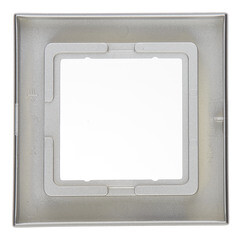 Рамка Systeme Electric AtlasDesign Aqua одноместная алюминий (ATN440301) - фото 3