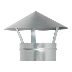 Зонт крышный оцинкованный d160 мм - фото 3