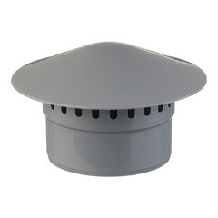 Грибок (дефлектор) Valfex d110 мм пластиковый для внутренней канализации (26106110) - фото 1