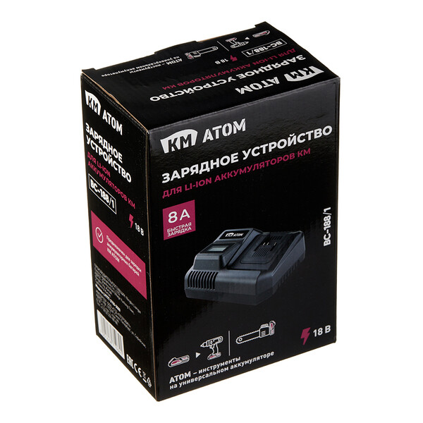 Зарядное устройство КМ АТОМ BC-188/1 18В Li-Ion — купить в Санкт ...