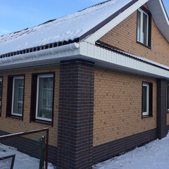 Панель фасадная Docke Berg 1015х434 мм золотая - фото 4