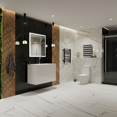 Керамогранит Lavelly Marble Accent белый матовый 1200х600х8,5 мм (2 шт.=1,44 кв.м) - фото 2