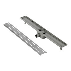 Лоток душевой Ore с гидрозатвором 790 мм d40 мм решетка из нержавеющей стали (Drain A) - фото 4