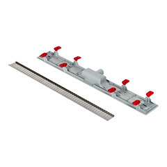 Лоток душевой АНИ пласт Бимс с сухим затвором 62х850 мм d40 мм решетка из нержавеющей стали (TLQ1485G) - фото 4