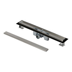 Лоток душевой АНИ пласт Мол с комбинированным затвором 62х650 мм d50 мм цельнометаллический (TLZ2065) - фото 5