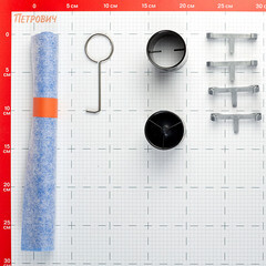 Лоток душевой Tece с сухим затвором 700х135 мм d50 мм решетка из нержавеющей стали (15103079) - фото 2