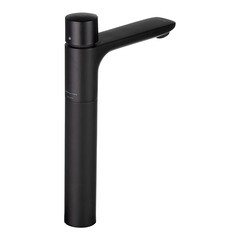 Смеситель для раковины высокий AM.PM X-Joy нажимной черный (F85A92522) - фото 5