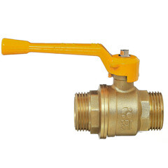 Кран шаровой газовый БАЗ 1/2 НР(ш) х 1/2 НР(ш) ручка (БАЗ.А12.0.15.40) - фото 2