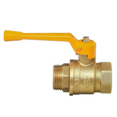 Кран шаровой газовый БАЗ 1/2 ВР(г) х 1/2 НР(ш) ручка (БАЗ.А11.0.15.40) - фото 2