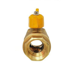 Кран шаровой газовый БАЗ 3/4 ВР(г) х 3/4 ВР(г) бабочка (БАЗ.А10.1.20.40) - фото 3