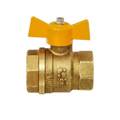 Кран шаровой газовый БАЗ 3/4 ВР(г) х 3/4 ВР(г) бабочка (БАЗ.А10.1.20.40) - фото 2