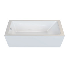 Ванна акриловая Oviva Nova 150х70 см без ножек - фото 2