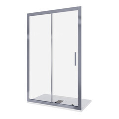 Изображение товара Душевая дверь Good Door Cofe стекло прозрачное 120х190 см профиль хром 5 мм раздвижная (КФ00029)