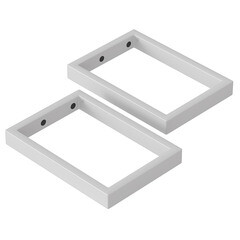 Изображение товара Кронштейн для столешницы 43х30х5 см белый Good Door (КР00009) (2 шт.)