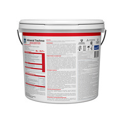 Краска фасадная Bergauf Mineral Techno силикатная база С бесцветная 18 л - фото 2