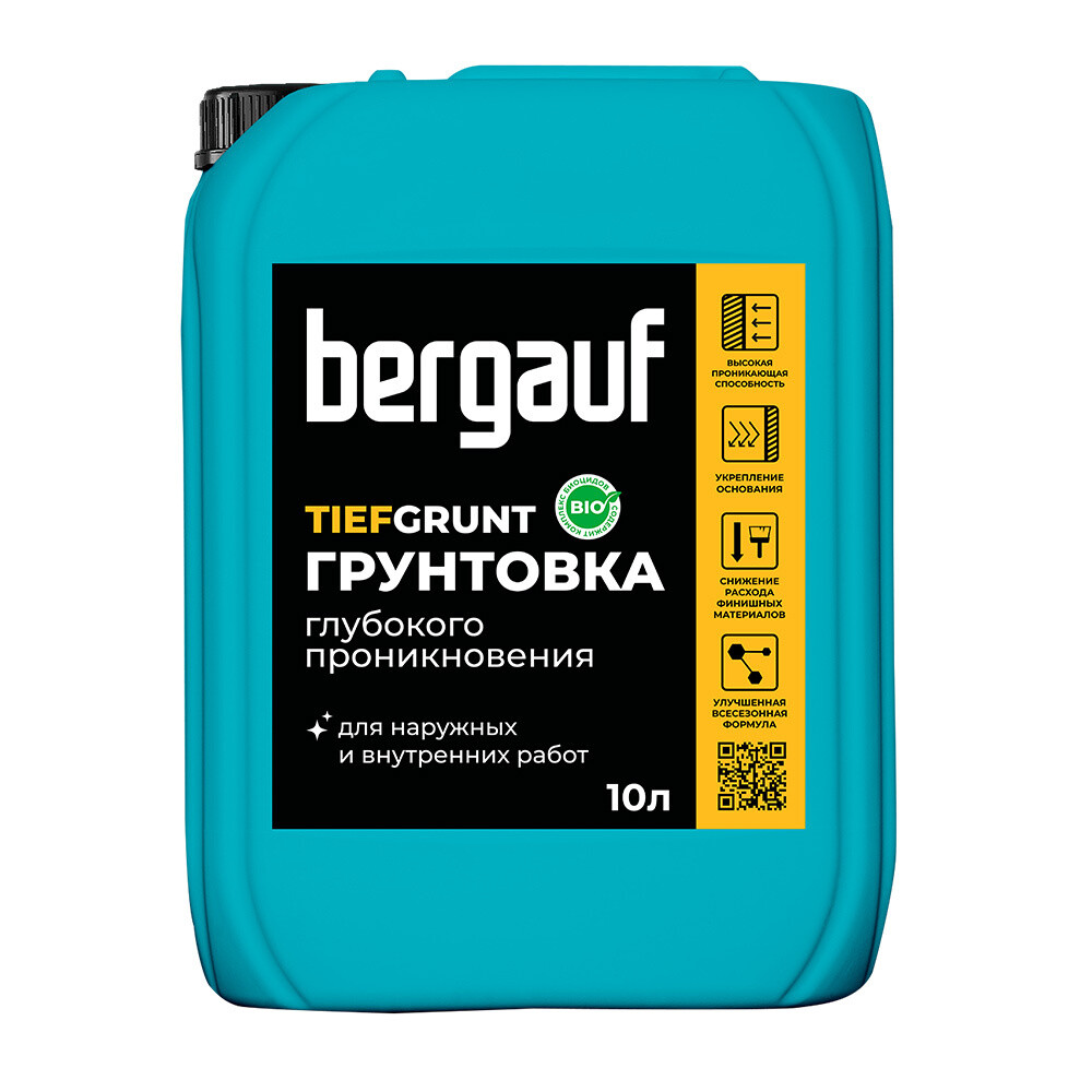 Грунт Bergauf Tiefgrunt глубокого проникновения 10 л