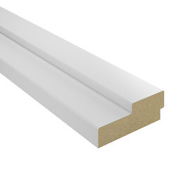 Изображение товара Стойка коробки Палитра/Сафари/Норд 70х26х2060 мм финишпленка белая (1 шт.)