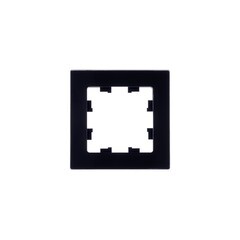 Рамка Systeme Electric AtlasDesign Nature одноместная черная (ATN361001) - фото 2