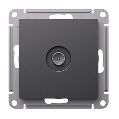 Розетка телевизионная Systeme Electric AtlasDesign встраиваемая базальт (ATN001492) - фото 2