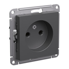 Розетка Systeme Electric AtlasDesign встраиваемая базальт (ATN001441) - фото 1