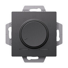 Терморегулятор для теплого пола Systeme Electric AtlasDesign встраиваемый базальт (ATN001435) - фото 2