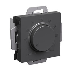 Терморегулятор для теплого пола Systeme Electric AtlasDesign встраиваемый базальт (ATN001435) - фото 1