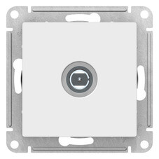 Розетка телевизионная Systeme Electric AtlasDesign встраиваемая лотос (ATN001393)