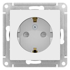 Розетка Systeme Electric AtlasDesign встраиваемая лотос со шторками (ATN001345)
