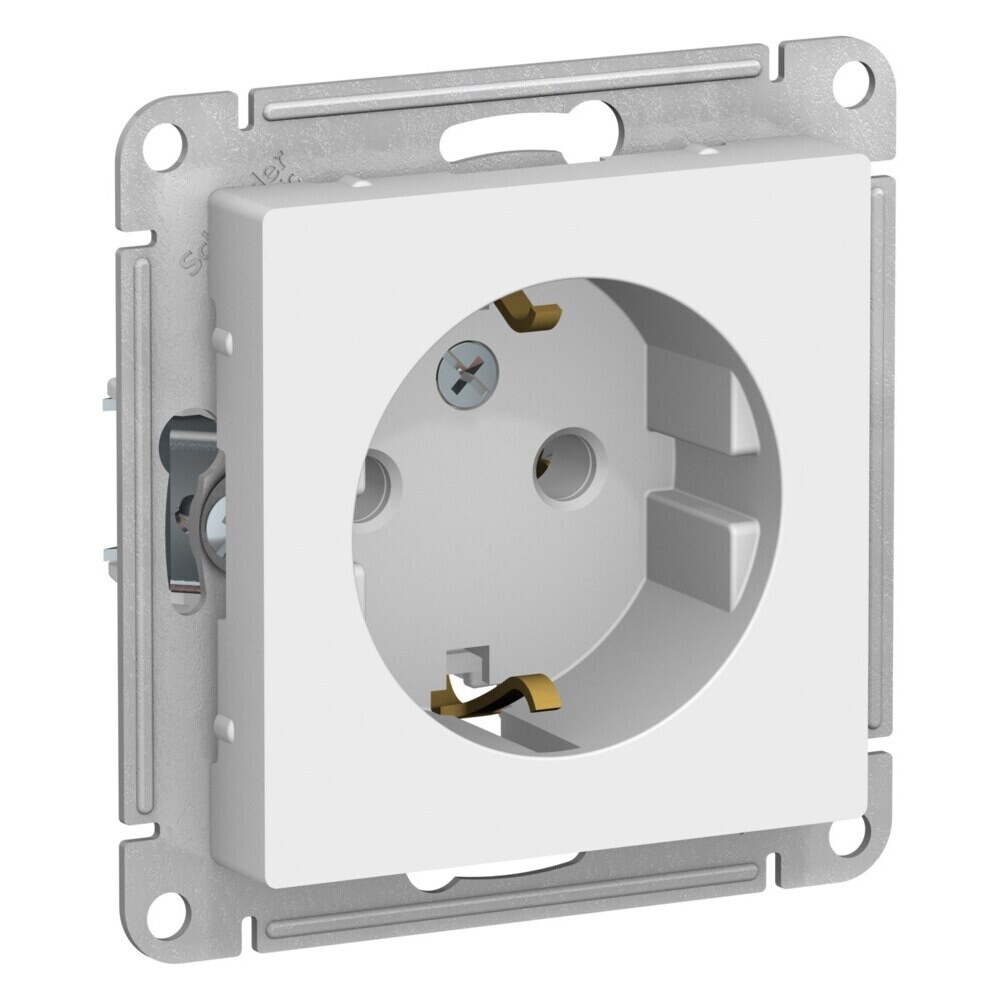 

Розетка Systeme Electric AtlasDesign встраиваемая лотос (ATN001343), Белый